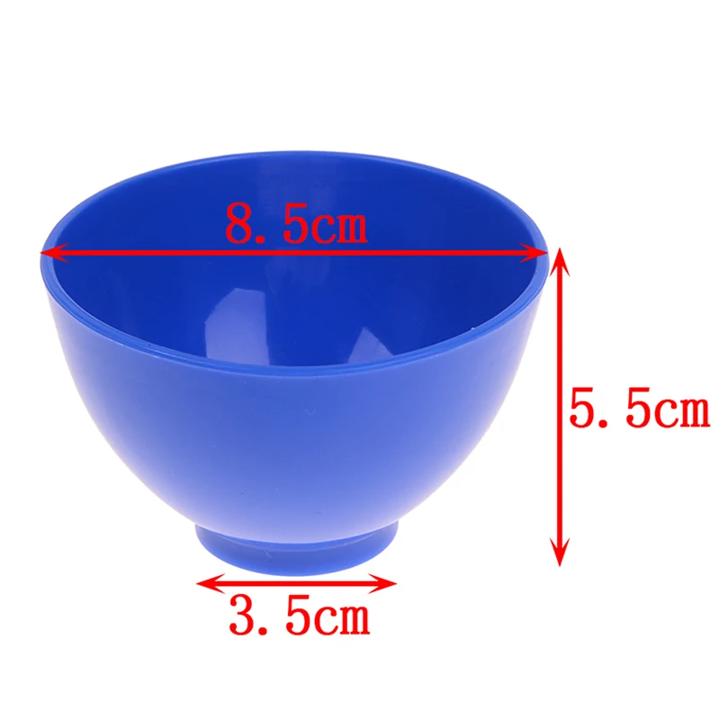 Cuenco mezclador antiadherente de silicona para laboratorio Dental, herramienta bucal de goma Flexible de alta elasticidad, alginato de impresión, 1 piezas