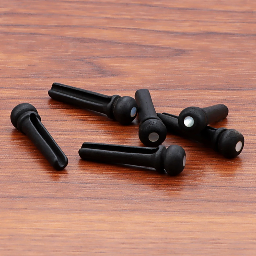 

6Pcs Durable Wood Guitar String Pin Set Replacement Accessories For Acoustic Electric Guitar