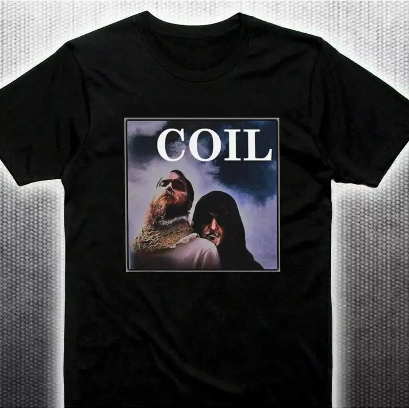 RARE Coil Band Black Cotton All size S 5XL T Shirt AD432