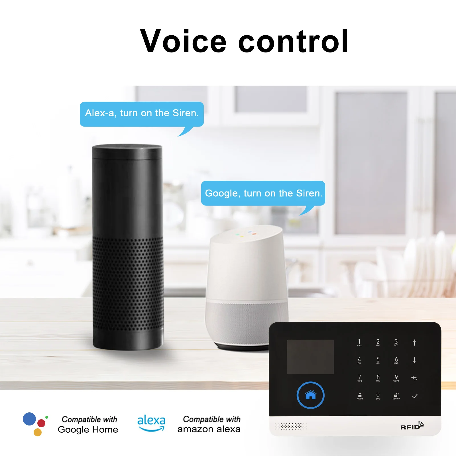 Smart Home IR Remote Control WiFi Voice Control Remote Controller Smart Life APP Control Compatible with Alexa Assistant