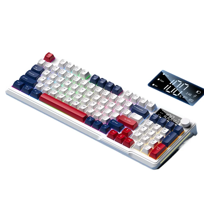 

*Wireless bluetooth keyboard and mouse set, mechanical feel, rechargeable and silent.