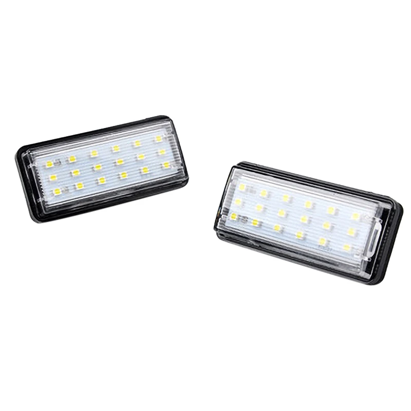 Canbus Car LED Number License Plate Light for Toyota Land Cruiser 100 200 Prado 120 Reiz 4D Mark X Accessories