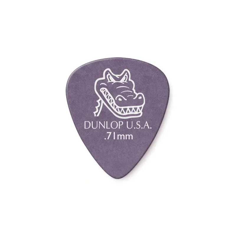 6pcs Dunlop Gator Grip Guitar Pick Plectrum Mediator Vintage Guitar Parts Accessories Guitar Picks 0.58/0.71/0.96/1.14/1.50/2mm view 3
