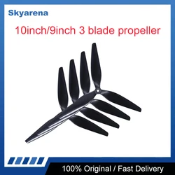 HQ Macroquad Prop 10X5X3/9X5X3 1050/9050 10inch/9inch 3 blade/tri-blade Black-carbon Reinforced Nylon propeller prop for FPV