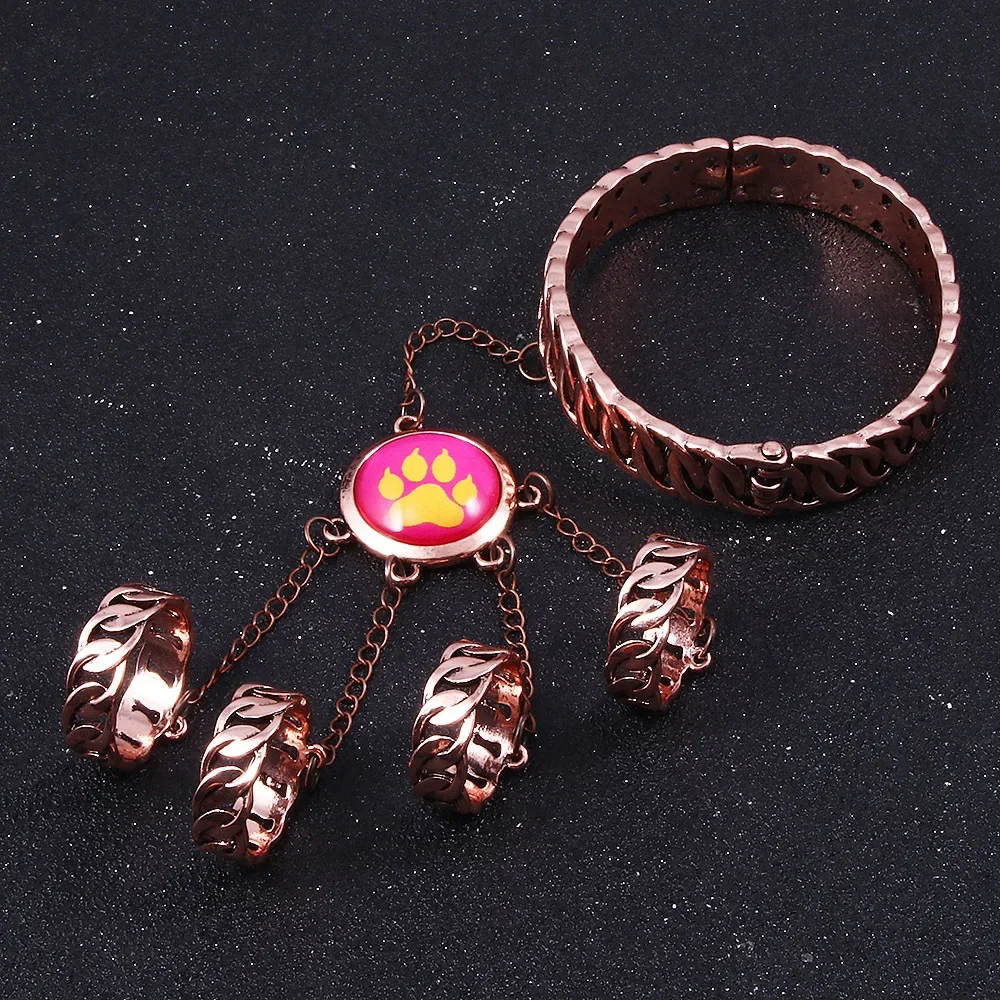 مجموعة أساور ريدي جيرل كات باو الدائري إكسسوارات مجوهرات عنصر قابلة للفتح من البر الرئيسى للصين تصميم مستوحى من الثقافة الشعبية #4