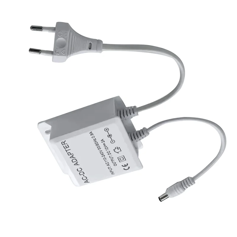 방수 전원 공급 장치 충전기 12V DC 출력, CCTV, AHD, 아날로그, IP 보안 카메라용 AC 100-240V 입력 EU PLUG-POS