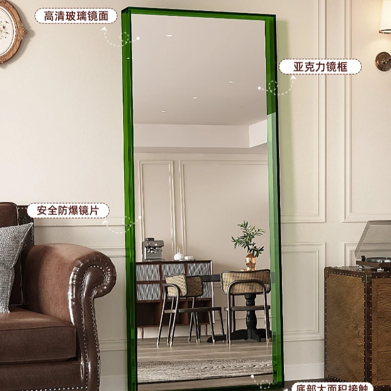 

Wall full-length mirror, wall-attached full-length mirror, entrance French retro mirror