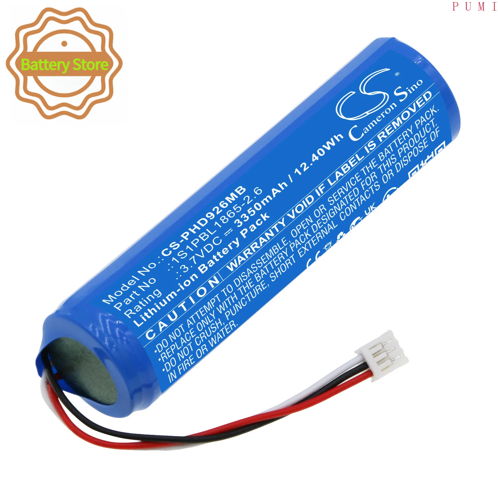 CS Replacement Battery for Philips Avent SCD923P,SCD923/26,Avent SCD923 PN:1S1PBL1865-2.6 3350mAh / 12.4Wh