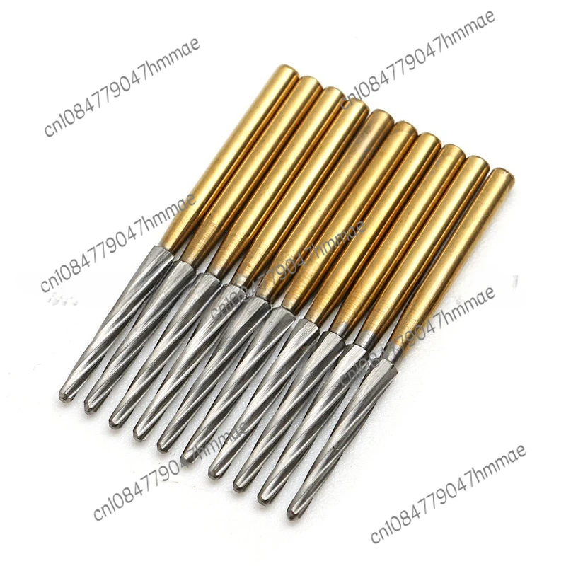 Dental Lengthened Crack Drill Tungsten Carbide Bur High-Speed Needle Impacted Tooth Needle 21mm 25mm 28mm