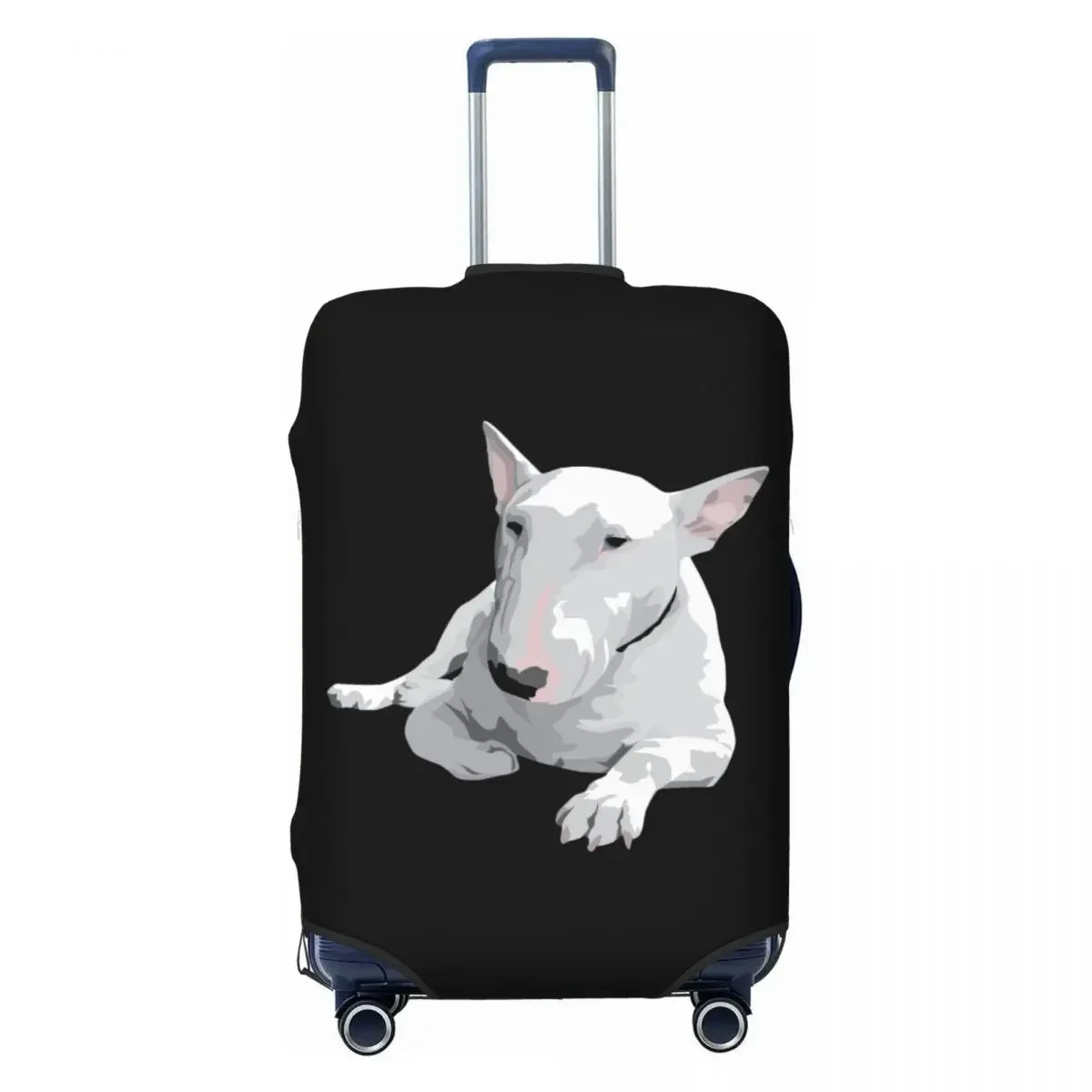 

Custom Fashion English Bull Terrier Luggage Cover Protector Elastic Travel Suitcase Covers