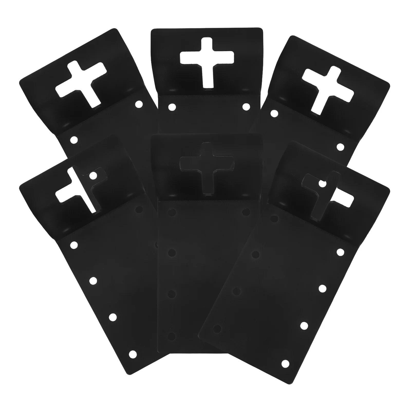 

6Pcs T Post Bracket Fence Mailbox Birdhouse Mounting Vertical Stabilizer Durable Wear-Resistant Enhanced Stability Wide Usage