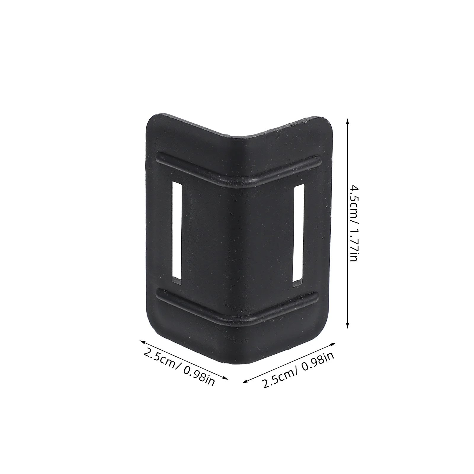100pcs Edge Protectors Plastic Cargo Strap Corner Guards Anti-Scratch Right Angle Binding Guard for Wood Metal Appliances