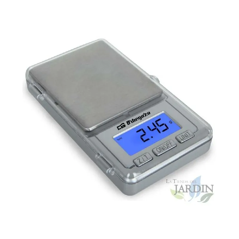 Orbegozo precision electronic scale. LCD device. Climbing: 0.01gr. Capacity max. 100g.