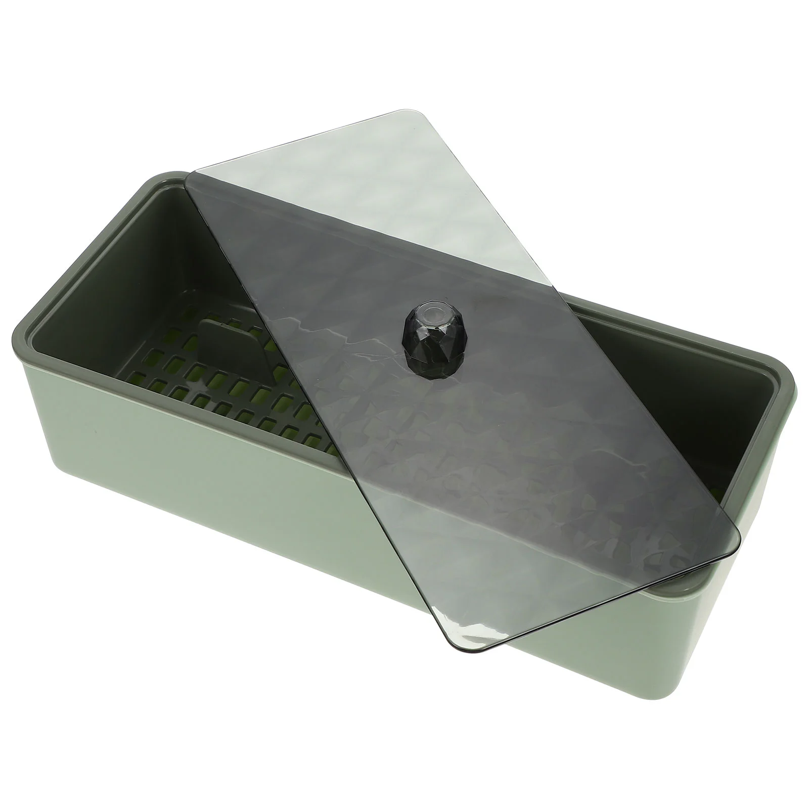 Diamond Cutlery Box Household Utensil Case Accessories Organizer Drying Rack Dishes Products Storage Holders Multi-function Pp