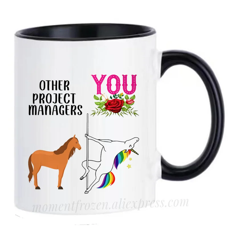 

Other Project Managers Unicorn Mugs Tea Milk Cocoa Coffee Cups Drinkware Teaware Tableware Coffeeware Home Decal Friend Gifts