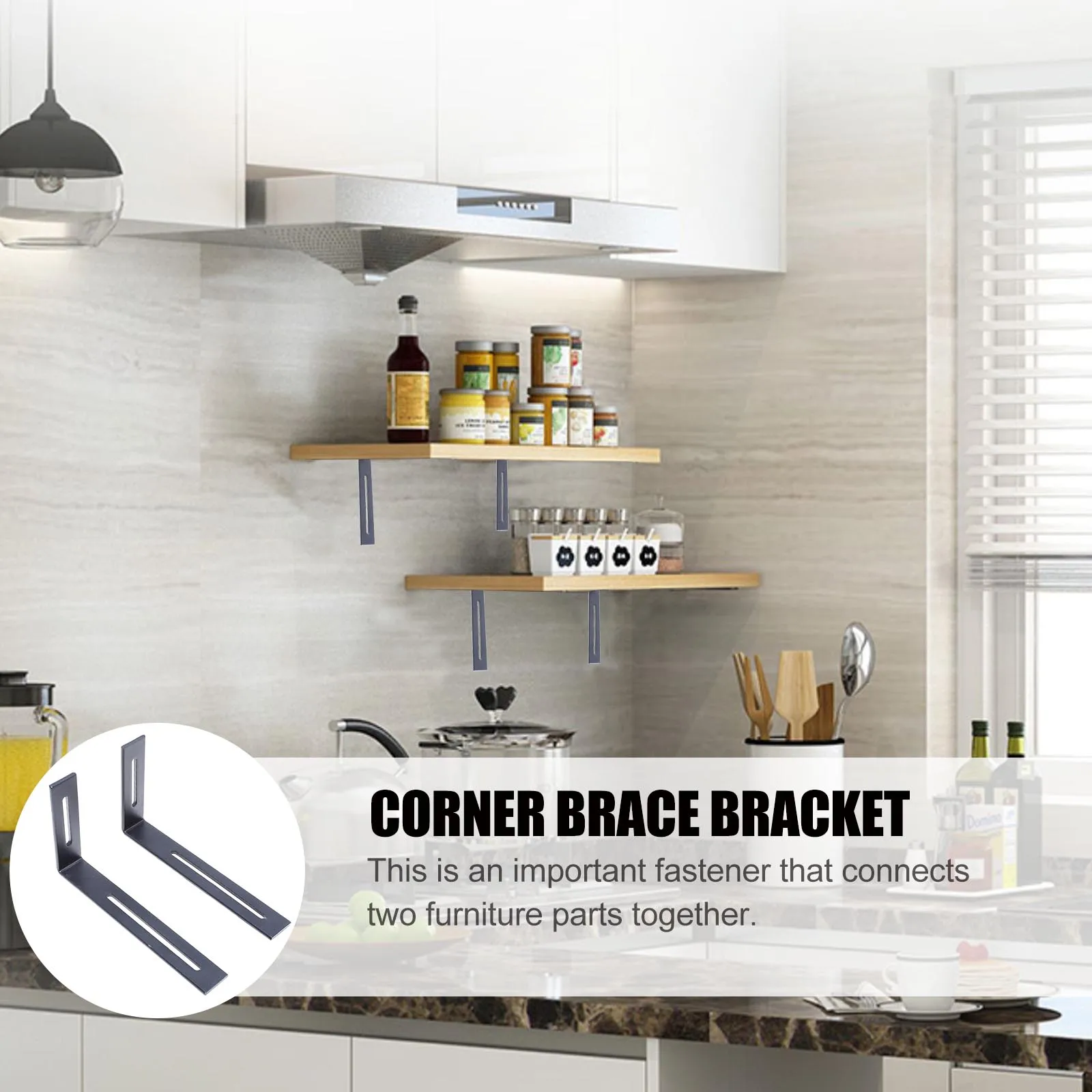 

2pcs Corner Brackets Heavy Duty niture Shelf Support Right Angle Bracket For Table Legs Chairs Beds Cabinet Fixing Bracket