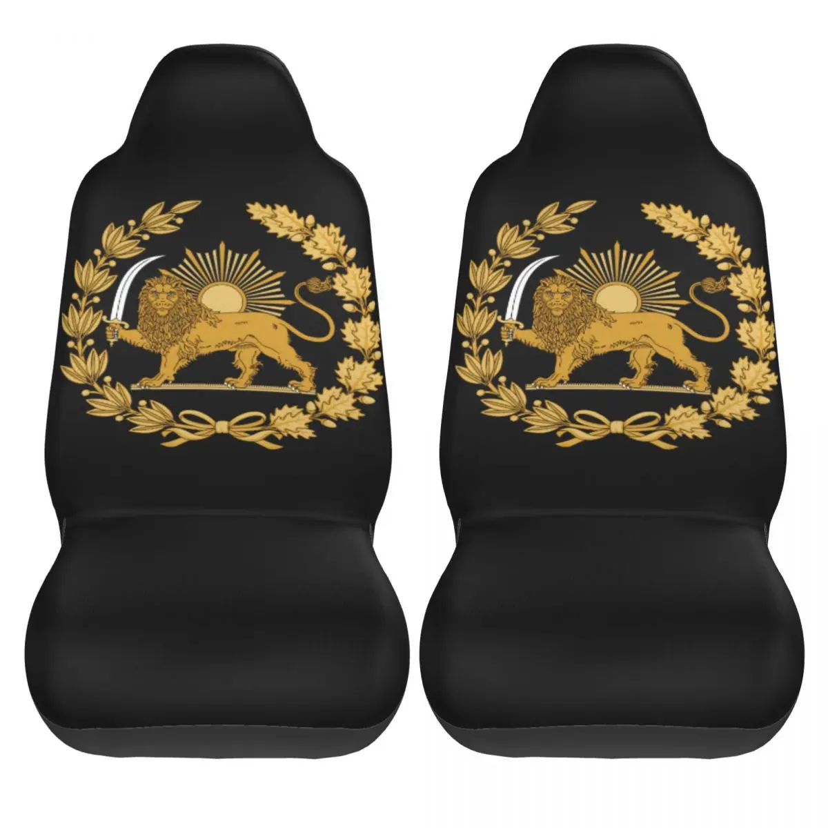 Make Iran Great Again MIGA Universal Car Seat Cover AUTOYOUTH Lion and Sun Persia Emblem Auto Seat Cover Fiber Car Styling