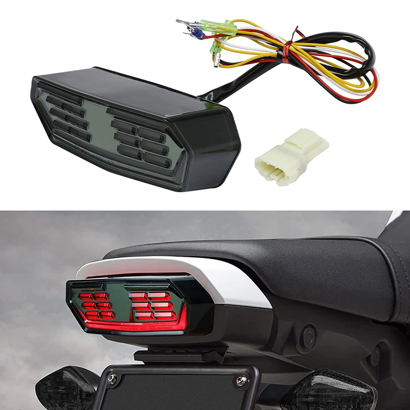 LED Brake Lamp Tail Light Integrate Turn Signals For Honda CB650F CBR650F CTX700 2016 CTX700ND MSX 125/Grom 125 2014-2018 2015