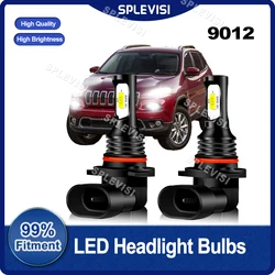 70W 8000LM LED 9012 Headlight Bulbs CSP Chips 9V-36V 6000K Brighter White For Jeep Cherokee KL 2013 2014 2015 2016 2017 2018