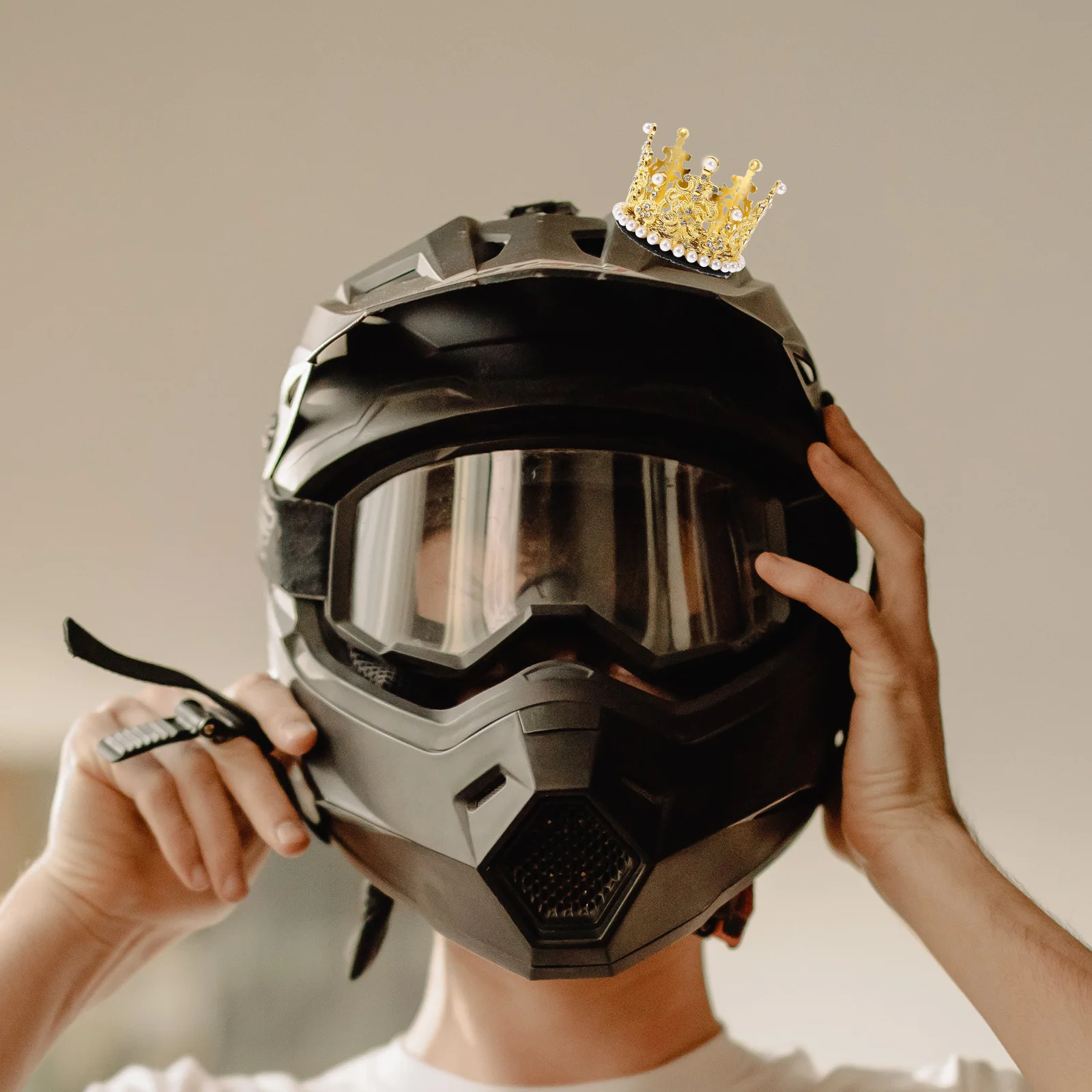 زخارف رائعة متألقة بأحجار الراين للدراجات النارية وإكسسوارات الدراجة النارية أنيقة ومتينة وسهلة التركيب #3