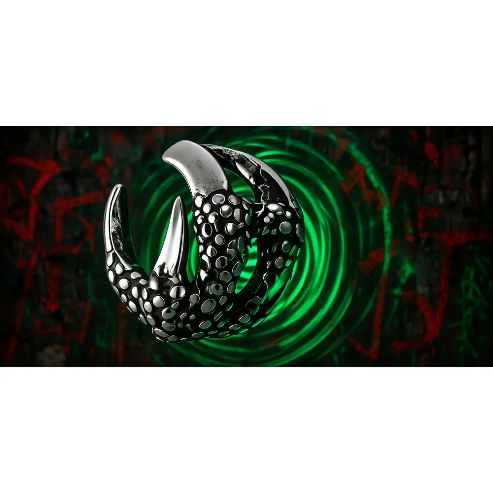 

Серьга-кафф в виде дракона для мужчин и женщин, из нержавеющей стали, в готическом панк-стиле, без прокола, на защелке, украшение для хряща, подарок