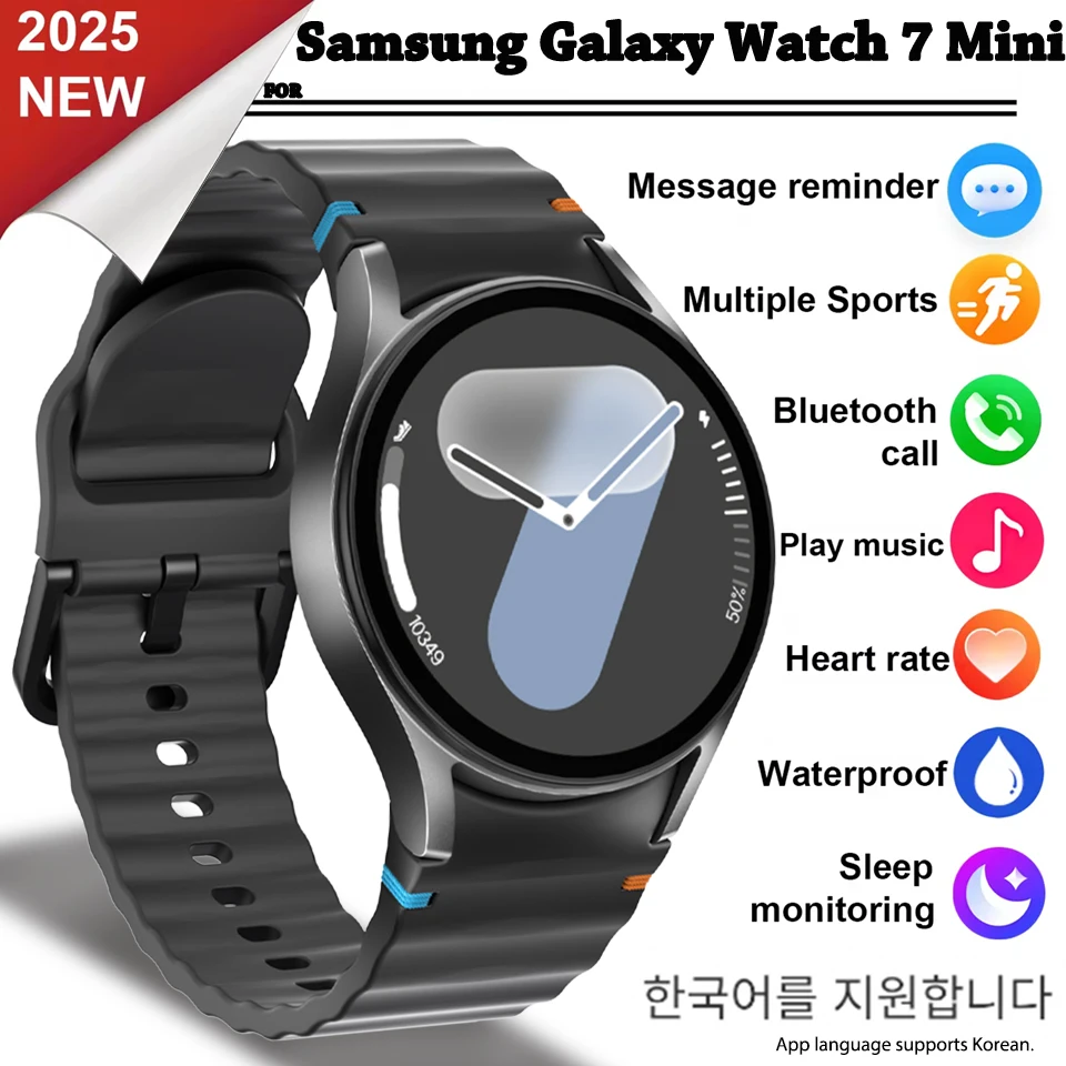 

Оригинал 2025 года для Samsung Galaxy Watch 7, умные часы для мужчин и женщин HD AMOLED, голосовой вызов, NFC, GPS-трекер, спортивные режимы здоровья, часы