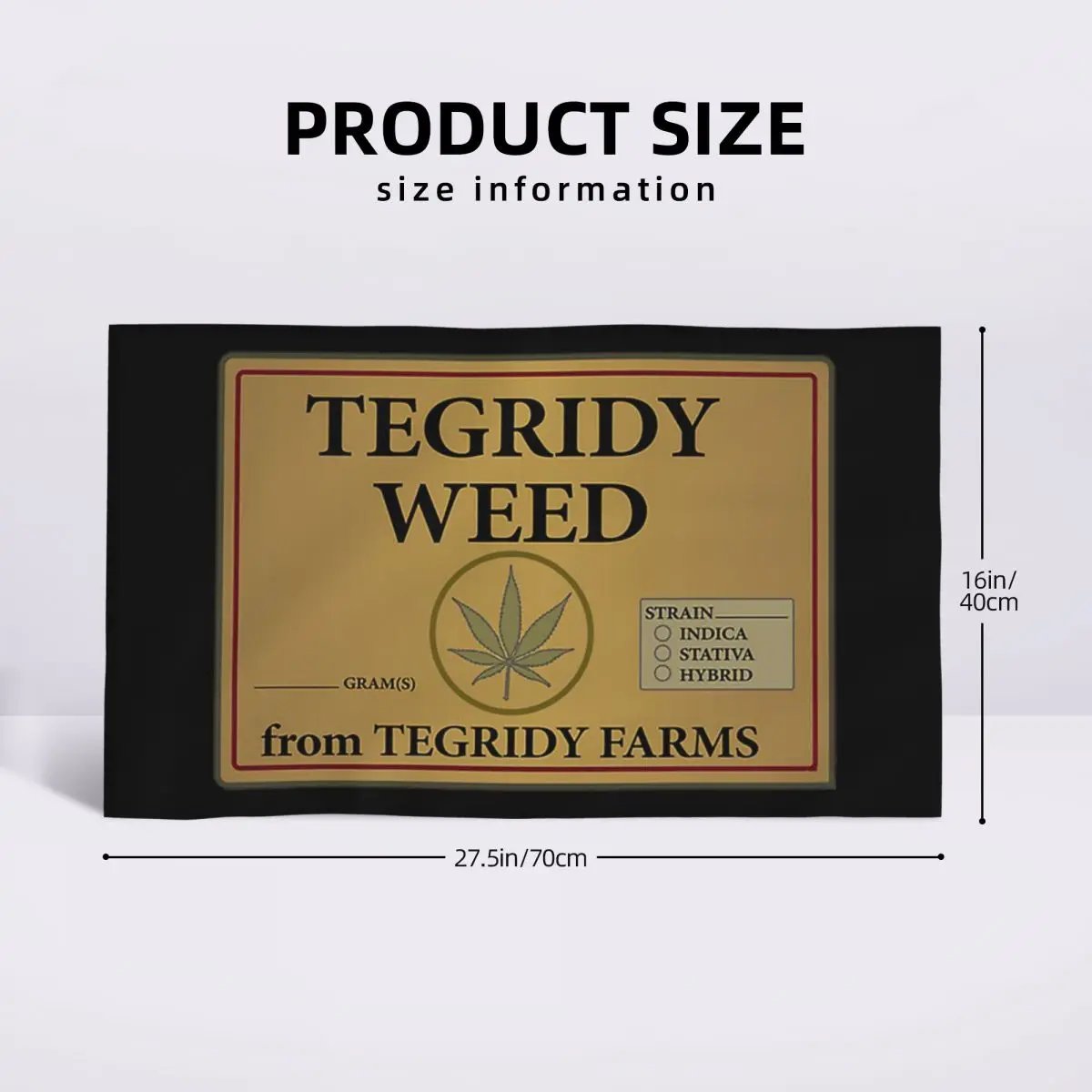Custom Tegridy Weed From Tegridy Farms Soft Face Towel Quick Dry Pool Bath Cotton Towels Breathable view 3