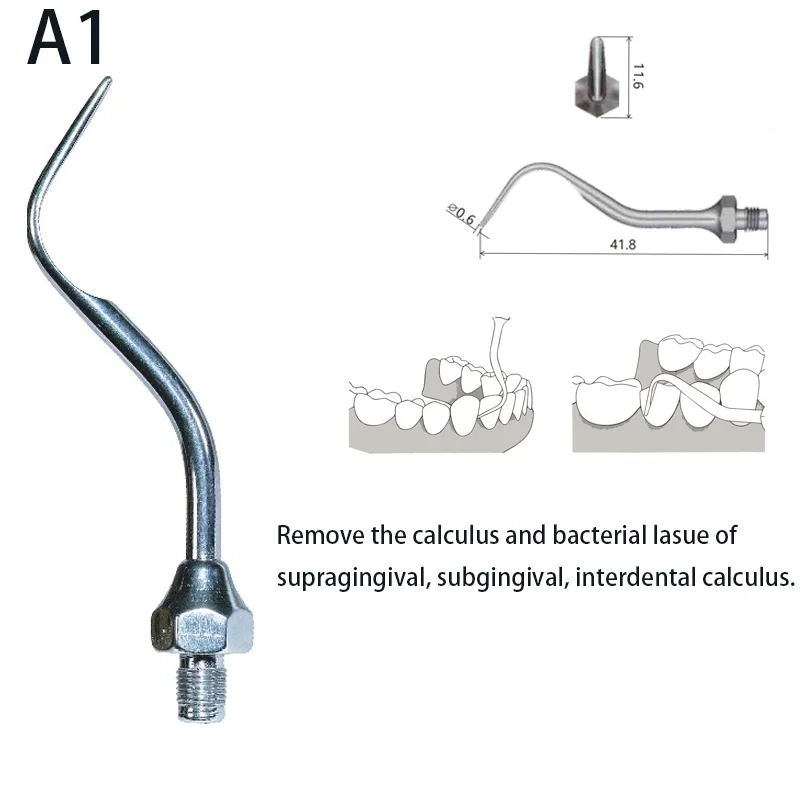 VVDental Dental Air Scaler Tips Compatible With AMDENT Teeth Cleaning Whitening Equipments