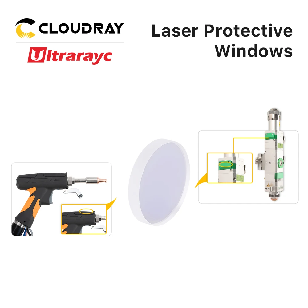 WSX Original Protective Windows 18*2/30*5/37*7 Protective Lens 0-20kW Optical Lens for WSX Laser Head ND18 MN15 NC12 NC30 NC60