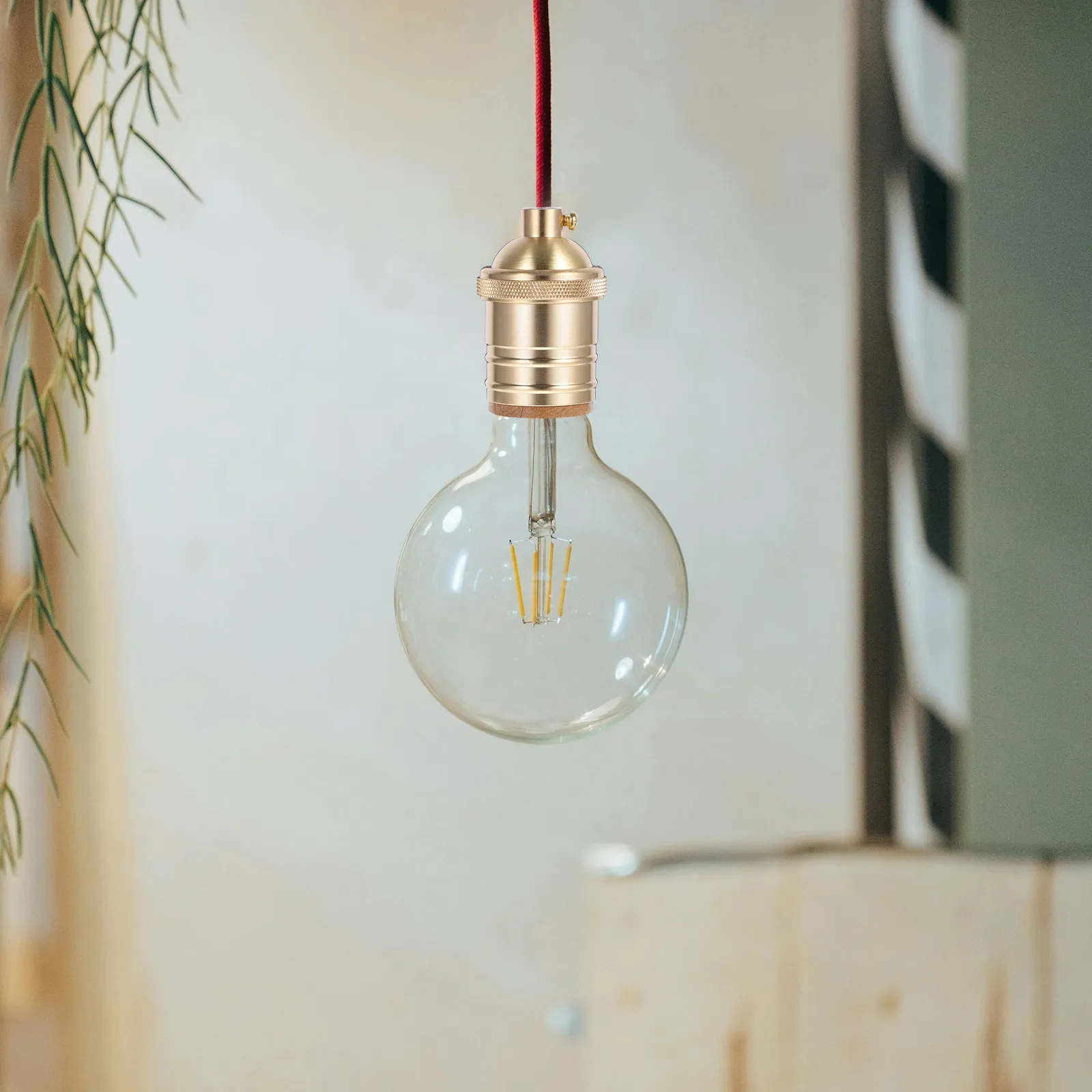 

Медный винтажный патрон для лампы E26 E27, врезной держатель лампы с фиксатором, ретро-цоколь, светильник