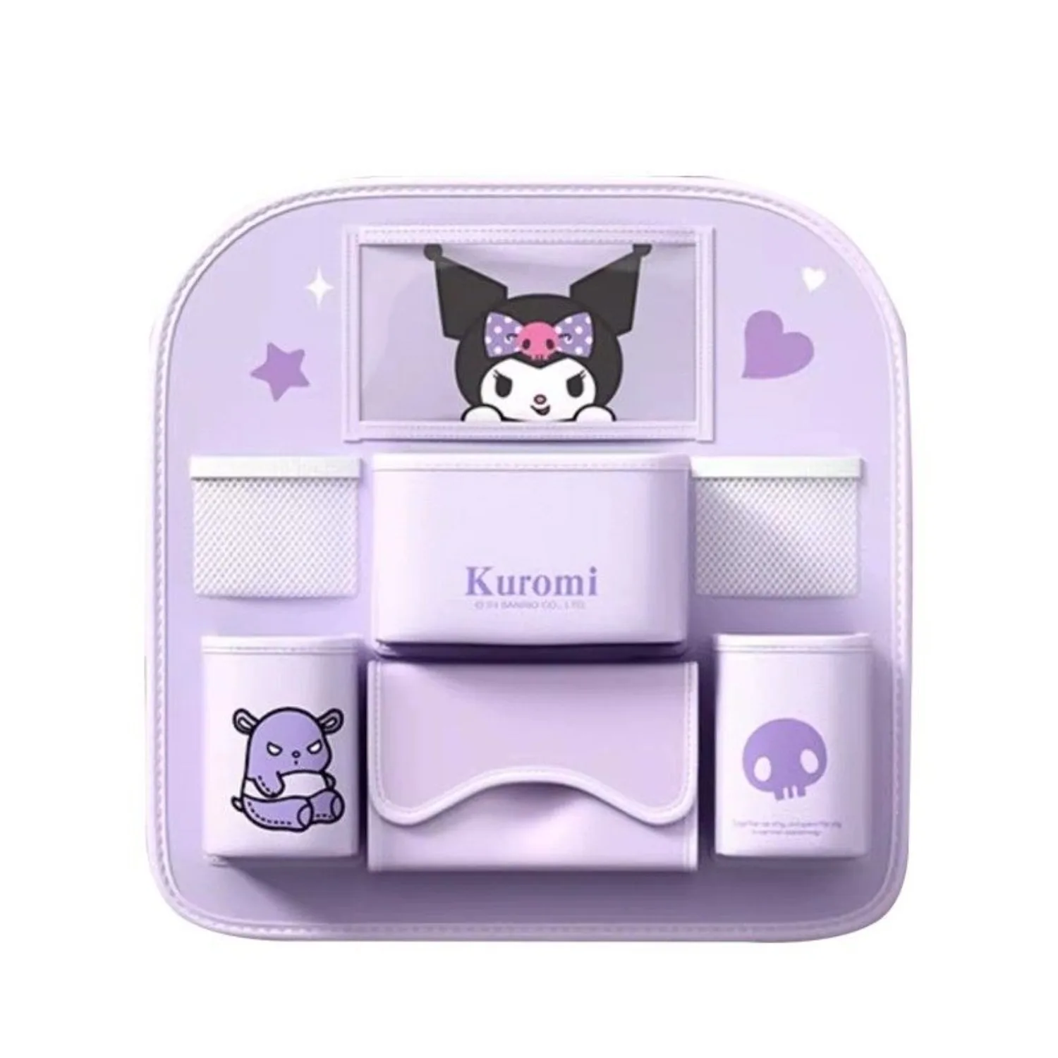 Anime Sanrio HelloKitty Kuromi My Melody Cinnamoroll Portable Car Seat Back Organizer Pouch Cartoon Cute Kawaii Holiday Gifts view 6