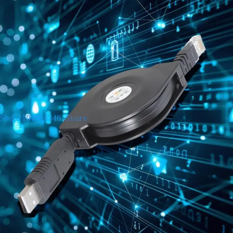 652F Flexible USB RS485 to RJ45 8P8C PL2303 Serial Communication Cable Networking
