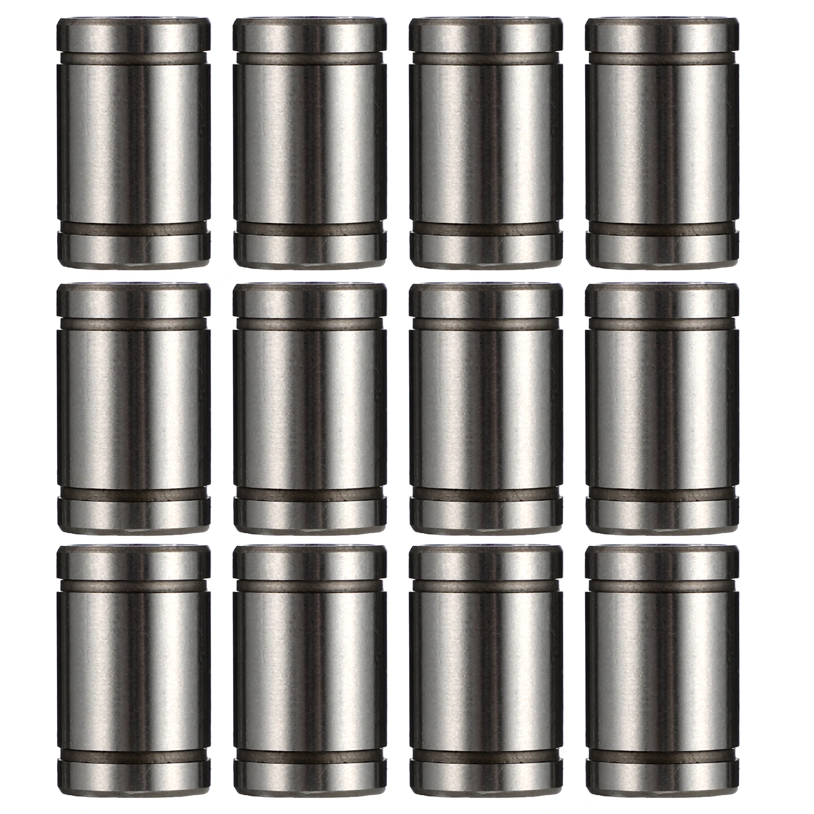 

12 Pcs Linear Ball Bearings for 3D Printer CNC Machines Deep Groove Steel Smooth Movement St ardized Interchangeable Parts
