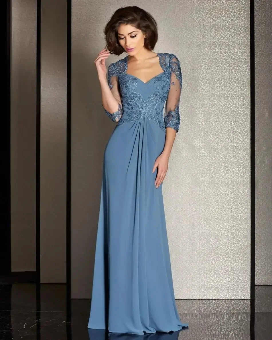 YNQNFS серое вечернее платье с рукавами до середины икры 2025 года, торжественное вечернее платье с крепом из бисера длиной до пола, кружевное женское праздничное платье, платье невесты для мамы YNQNFS серое вечернее платье с рукавами до середины икры 2025 года, торжественное вечернее платье с крепом из бисера длиной до пола, кружевное женское праздничное платье, платье невесты для мамы