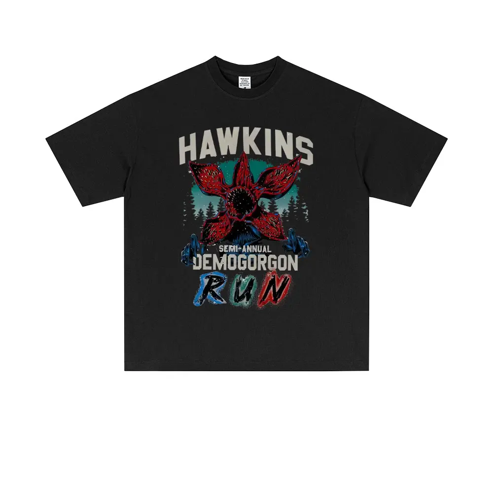 

Limited Terror The Demogorgon Cannibal Flower Monster T-shirt Eddie Munson T Shirt Men Women Casual Vintage Gothic Rock T-shirts