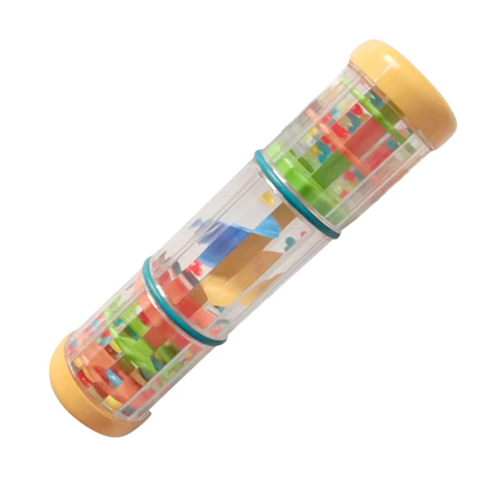 Rain Sound Cylinder Teaching Aid Musical Toys for Toddlers Rattle Tube Baby Educational Instrument Raindrop Plaything Child