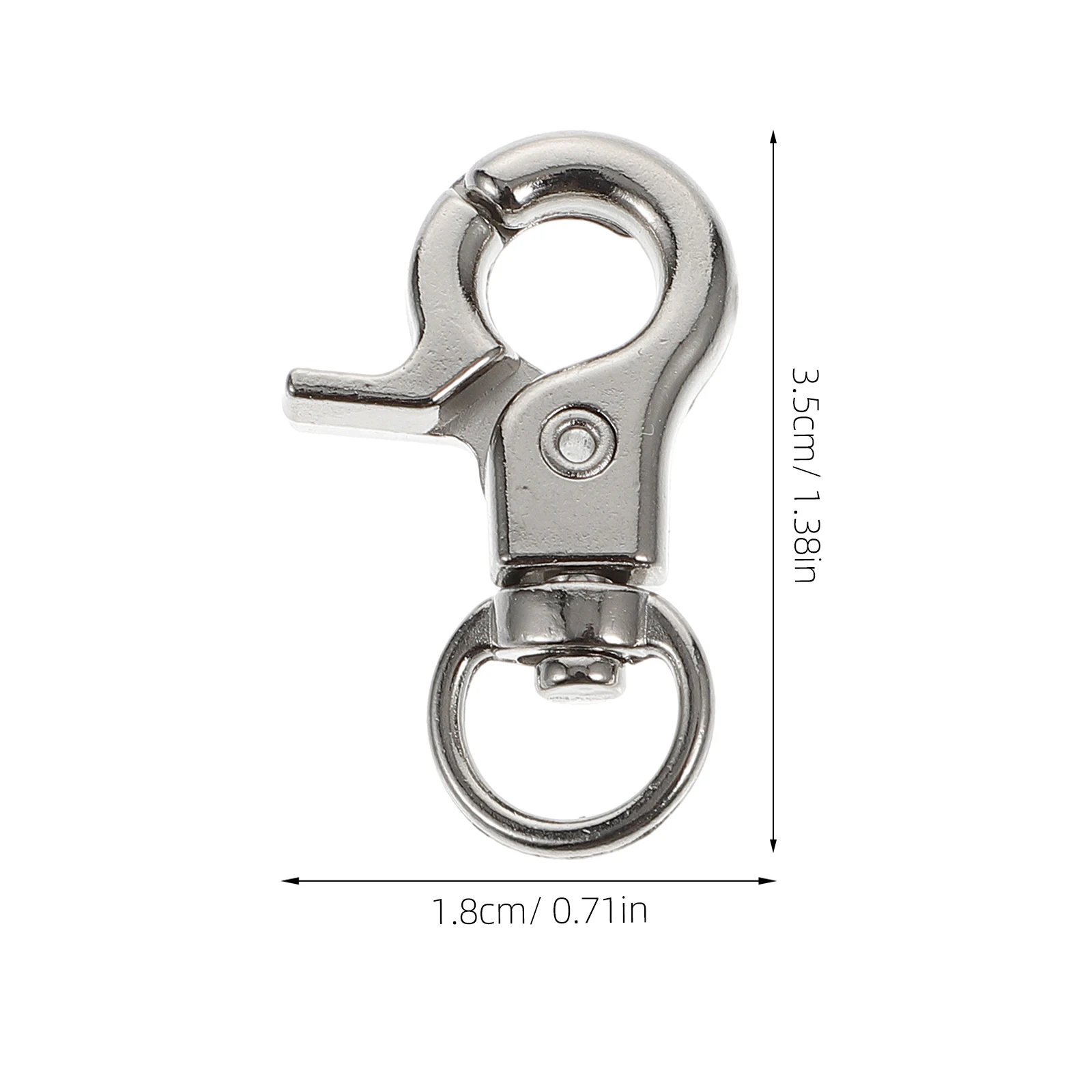 

10pcs Parrot Door Locks Stainless Steel Bird Cage Buckles Metal Clips Pet Safety Cage Hardware Hooks Lightweight Compact Easy to