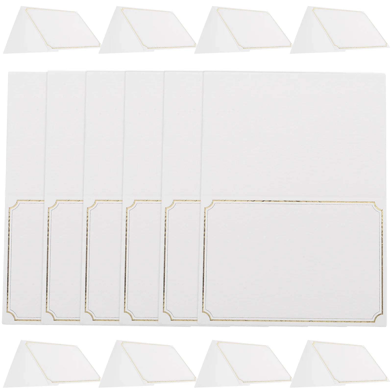 

30 Pcs Thank You Greeting Card Gold-stitching Gift Cards Invitation Birthday Bulk