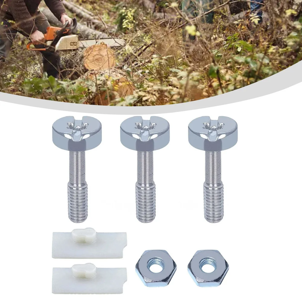 Metal Top Engine Cover Screws Bar Nuts Bumpers For MS231 MS241 MS251 MS271 MS291 Chainsaw Repair Maintenance Accessories