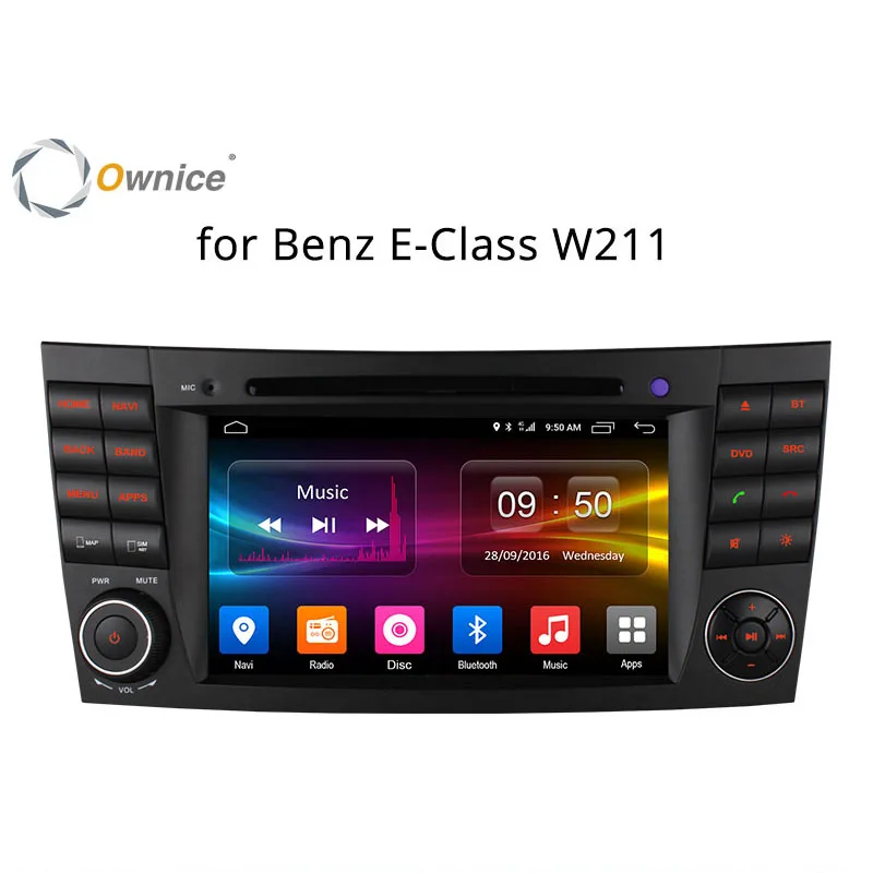 

Car Radios for Mercedes E Class W211 W209 W219 WIFI GPS 2GB RAM 32GB ROM 4G SIM LTE DVD Player Android 6.0 Octa 8 Core 1024*600