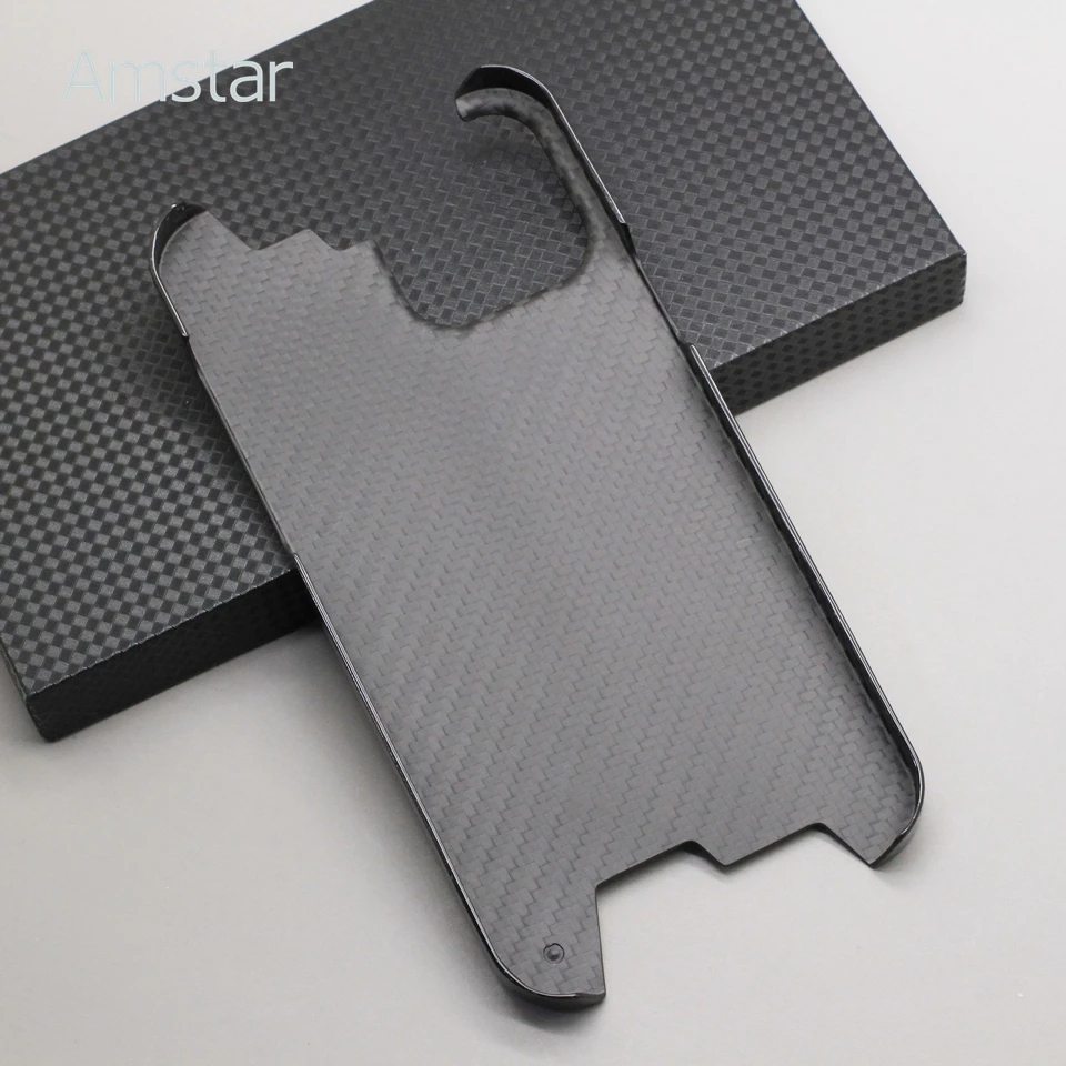 Amstar Real Carbon Fiber Phone Case for iPhone 13 12 Pro Max Forged Texture Pure Carbon Fiber Hard Cover for iPhone 13 12 Pro