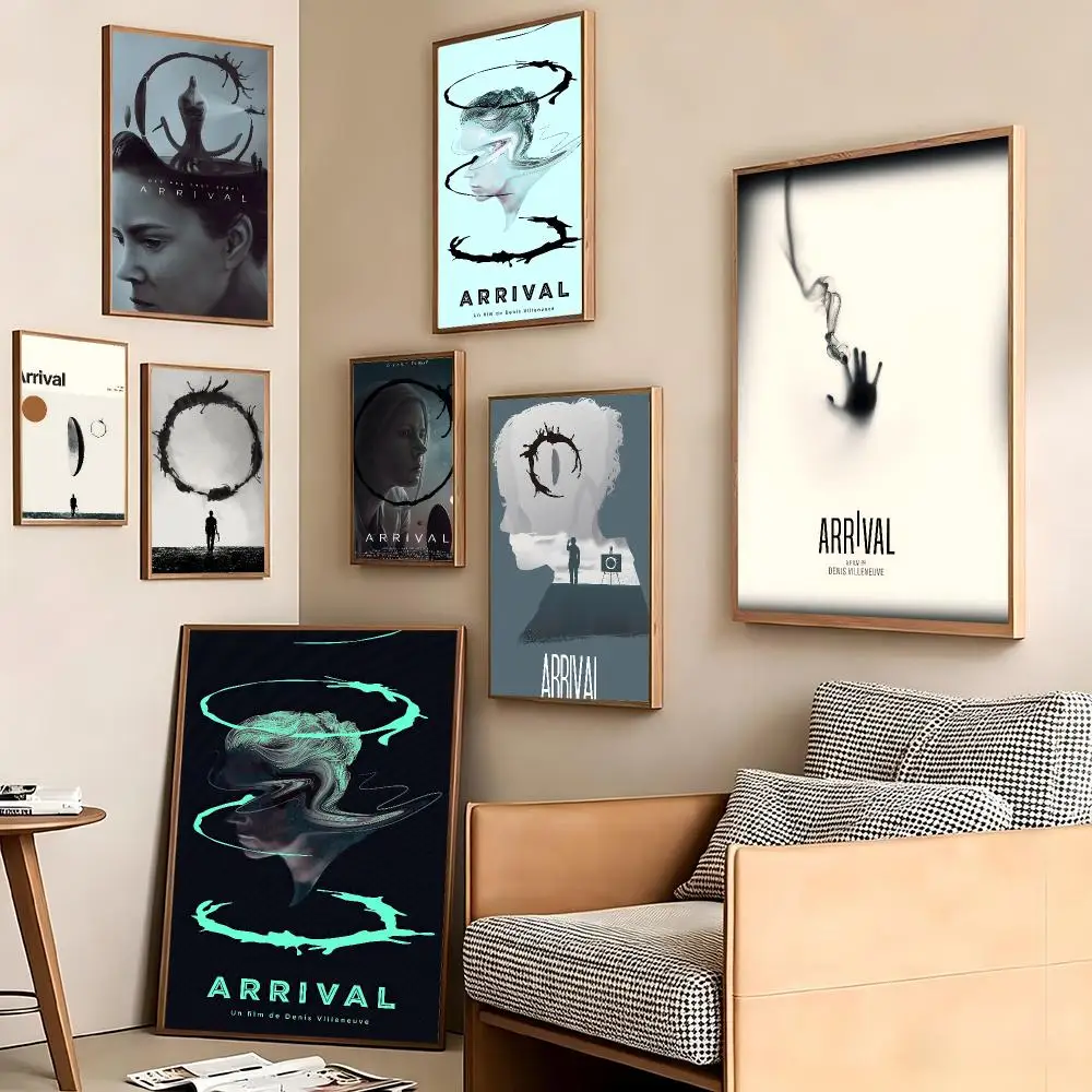 Films connexes : Poster A-Arrival, autocollant artistique HD imperméable pour salon et chambre