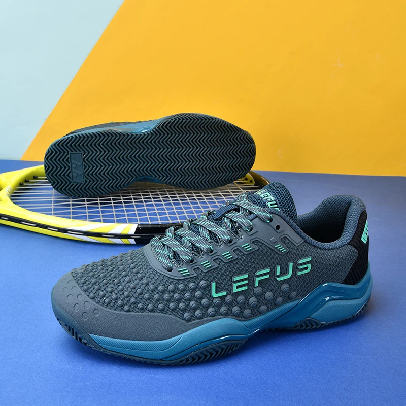 

Blue Gray Tennis Sneakers for Gym Men Women Breathable Badminton Shoes Large Size Walking Training Shoes Tennis Shoes Women