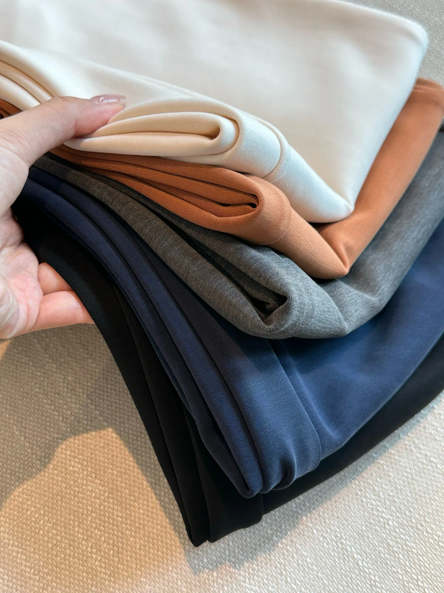 

Casual Lettered Elastic Waist Drawstring Women's Straight Leg Pants High Waist Cotton Autumn Winter Color Trousers