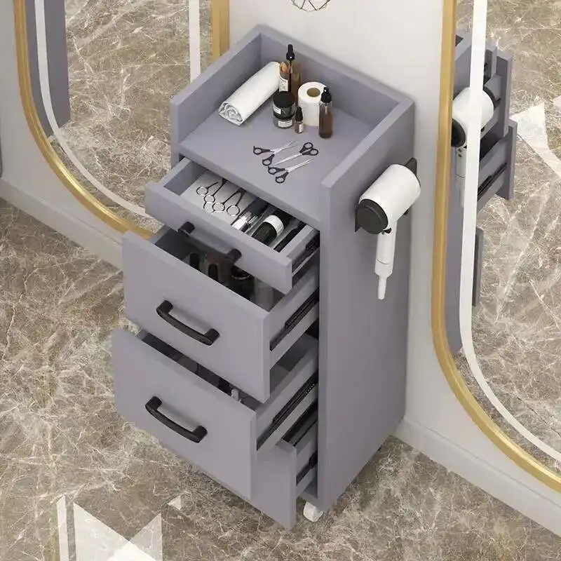 

Portable Hairdressing Trolley Rolling Storage Utility Salon Trolley Aesthetic Drawers Werkzeugwagen Salon Furniture MQ50TC