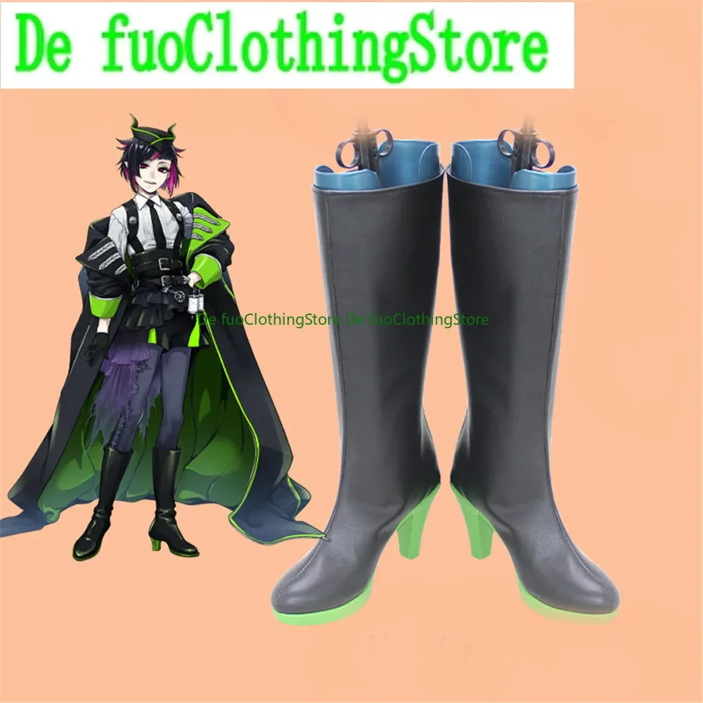 

Twisted-Wonderland Lilia Cosplay Shoes Boots Game Anime Halloween DefuoClothing Shoes Store
