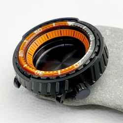 참치 캔 시계 케이스, NH35 케이스, 38mm 베젤, NH35 다이얼, 사파이어 글래스, NH34, NH35, NH36, 4R35, 7S26 에 적합, 자동 무브먼트 모드 부품