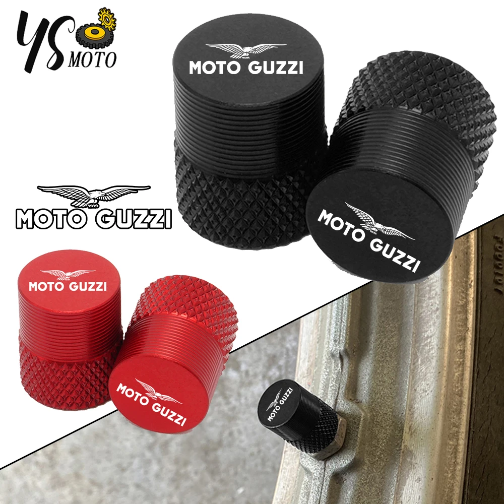 Motorcycle Accessories Wheel Tire Valve Caps Covers For Moto Guzzi V100 Mandello V7 Stone V8S TT Bobber Breva 850 1100 1200