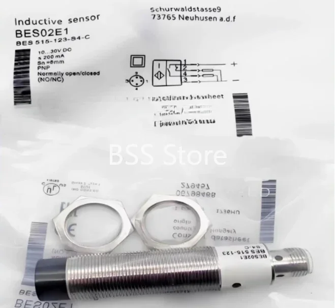 BES 515-114-S4-C 515-123-S4-C 515-325-S4-C 515-326-S4-C 515-327-S4-C Inductive Proximity Switch Sensor
