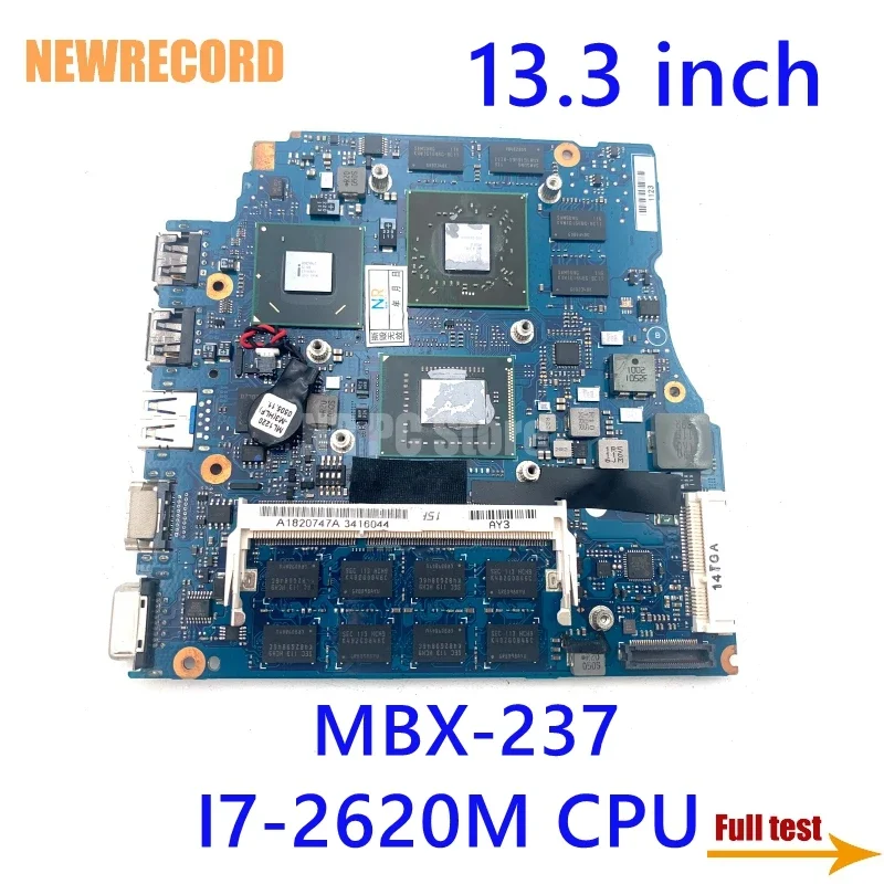 For SONY VPCSB MBX-237 Laptop Motherboard A1820747A V030 1P-0111200-A013 13.3 Inch I5 I7 CPU 4G RAM Main Board